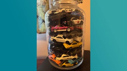 Schön ausstellen? Nicht nötig! Dieser Hot Wheels-Fan sammelt nur ein Modell und packt seine komplette Sammlung einfach in ein großes Glas
