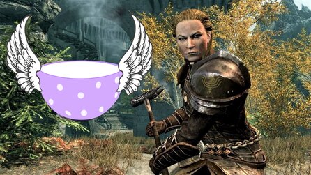 Wäre Skyrim real, könnten wir mit ner 1 Euro IKEA-Schüssel zum Mond fliegen