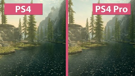 Skyrim Special Edition - PS4 gegen PS4 Pro im Grafik-Vergleich
