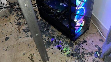 PC-Spieler geht Glas-Gehäuse kaputt - es soll einfach so explodiert sein