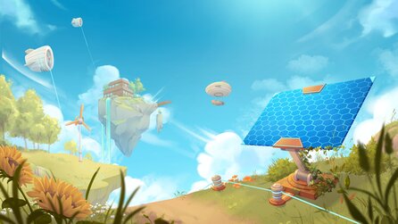 Solarpunk angespielt: Wunderschön, angenehm minimalistisch und für Fans von chilligem Survival-Koop auf jeden Fall einen Blick wert
