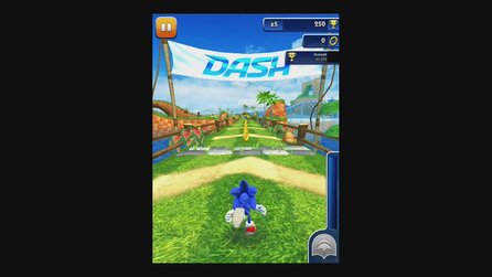 Sonic Dash - Screenshots aus dem Jump+Run für iOS-Geräte