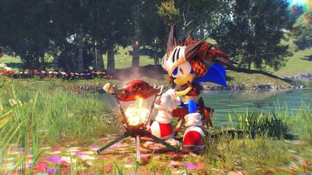 Sonic wird in neuem Spiel zum Monster Hunter und seine Rüstung ist sehr ... speziell