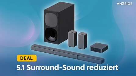 5.1-Surround-Sound von Sony für unter 300 Euro: SO günstig geht Kino-Feeling zuhause!