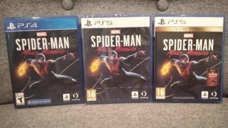 Oh nein, Vater meint es nur gut und schenkt seinem Sohn dreimal das gleiche Spider-Man-Spiel für PlayStation, weil er denkt es sei eine Trilogie