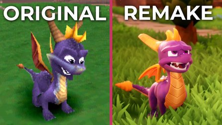 Spyro the Dragon - Original auf PSX gegen Reignited Trilogy auf PS4 im Vergleich