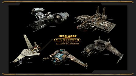 Star Wars: The Old Republic - Artworks zu den Schiffen aus dem Addon »Galactic Starfighter«