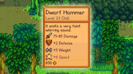Stardew Valley-Fan findet Waffe mit richtig krassen Stats und Community liefert Erklärung dazu - Die Waffenstatistiken im Spiel sind seltsam