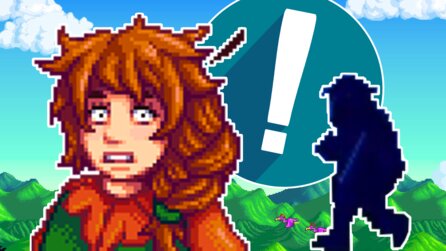 Das hab ich noch nie gesehen: In Stardew Valley könnt ihr nachts einer gruseligen Schattengestalt im Wald begegnen