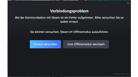 Steam down - Anmeldung wegen Verbingungsfehler nicht möglich, was tun?