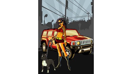 Street Crime - Artworks und Konzeptzeichnungen