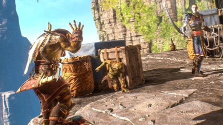 Styx: Shards of Darkness - Gameplay mit dem Goblin-Assassinen vor wunderschöner Kulisse