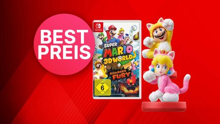 MediaMarkt: Super Mario 3D World mit Katzen-Mario amiibo zum Bestpreis [Anzeige]