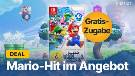 Super Mario Bros. Wonder im Angebot! Switch-Hit günstig und mit Gratis-Zugabe bei Amazon sichern