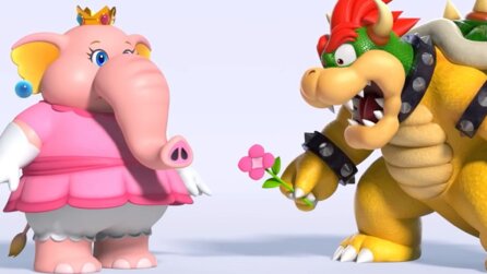 Super Mario Bros Wonder: Peach verwandelt sich in Elefanten und die Reaktion von Bowser könnte putziger kaum sein