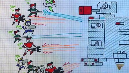 Super Time Force - Handgemalter Trailer zum Indie-Platformer