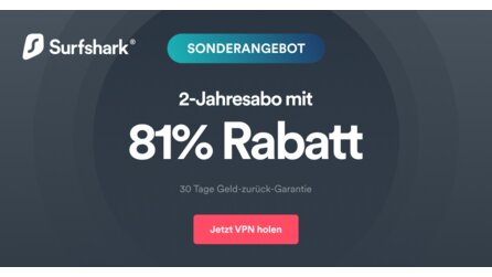 Surfshark VPN im Angebot: 81 Prozent Rabatt [Anzeige]