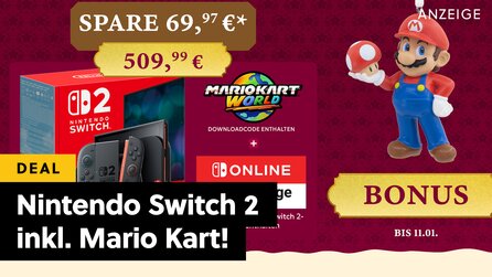 Nintendo Switch 2 im unschlagbaren Weihnachts-Deal: Hier bekommt ihr die Konsole, Mario Kart World und Nintendo Online in einem Bundle!