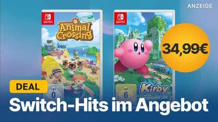 Große Switch-Spiele für 34,99€: Jetzt Animal Crossing und Kirby günstig im Angebot kaufen