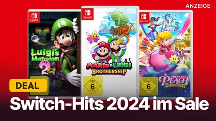 Mario-Spiele im Angebot: Diese Switch-Hits aus 2024 könnt ihr euch für kurze Zeit günstig schnappen!