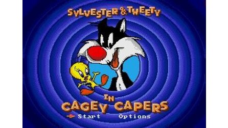 Sylvester and Tweety in Cagey Capers Sega Mega Drive