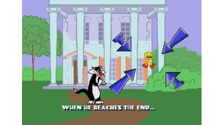 Sylvester and Tweety in Cagey Capers Sega Mega Drive