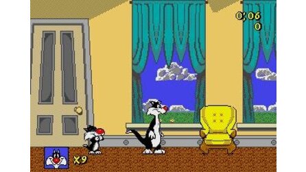 Sylvester and Tweety in Cagey Capers Sega Mega Drive