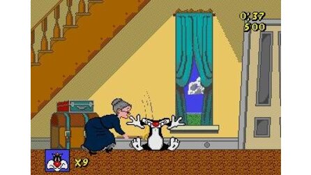 Sylvester and Tweety in Cagey Capers Sega Mega Drive