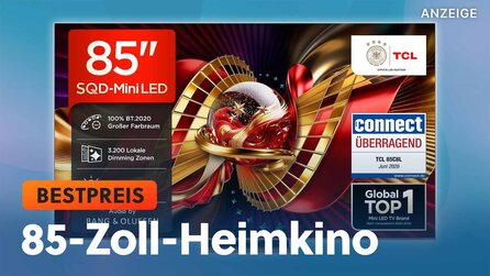 85 Zoll QLED-TV zum niedrigsten Preis aller Zeiten: MediaMarkt feuert mächtigen 4K-Fernseher jetzt lächerlich günstig raus!