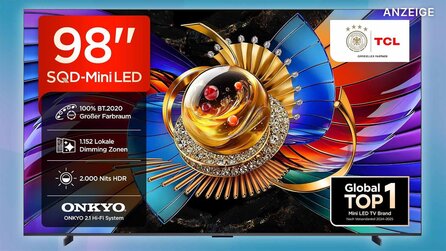 Mega-TV jetzt radikal günstiger: Riesenhafter 98-Zöller mit Mini-LED-Panel – wie maßgeschneidert für PS5 + GTA 6!