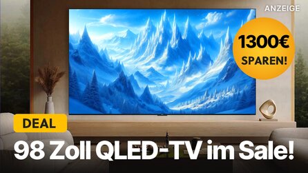 98 Zoll QLED 4K-Fernseher im MediaMarkt-Sale: Jetzt 1300€ günstiger!