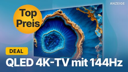 QLED 4K-TV zum Top-Preis schnappen: Gaming-Fernseher mit 144Hz jetzt im Angebot