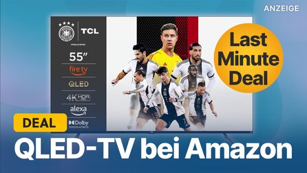 TV-Schnäppchen bei Amazon: 55 Zoll QLED 4K-TV mit Alexa für nur 399€ schnappen!