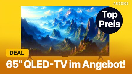 65 Zoll QLED 4K-Fernseher jetzt im Amazon-Angebot: Dieser TV ist perfekt für Gaming + Sport!