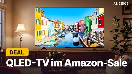 Brandneuer QLED-TV im Amazon-Angebot: Dieser 55 Zoll 4K-Fernseher bietet erstaunlich viel für nur 399€!