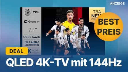 Über 800€ Rabatt: 75 Zoll QLED 4K-TV mit 144Hz im Amazon Weihnachtsangebot schnappen