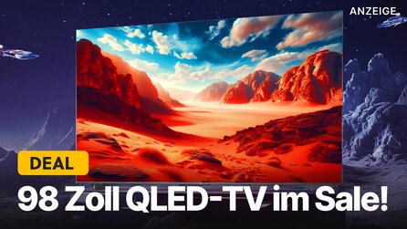98 Zoll QLED-TV im Amazon-Angebot: Diesen riesigen 4K-Fernseher gibts jetzt zum besten Preis aller Zeiten!