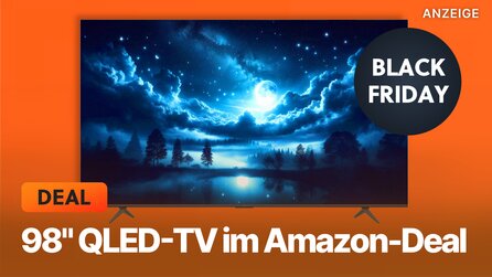 98 Zoll QLED-Fernseher jetzt im Amazon-Angebot: Dieser riesige 144Hz-TV ist die perfekte Wahl für Gaming mit PS5 und Sport!