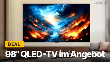 98 Zoll QLED-TV im Amazon-Angebot: Seit heute gibts diesen riesigen 4K-Fernseher zum besten Preis aller Zeiten!