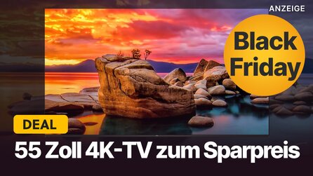 55 Zoll für unter 300€: Dieser 4K-Fernseher bietet das beste Preis-Leistungs-Verhältnis im ganzen Amazon Black Friday Sale