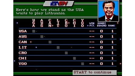 Team USA Basketball Sega Mega Drive
