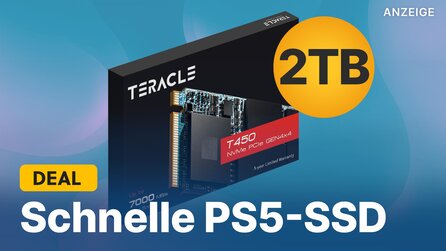 Nur für kurze Zeit: PS5-SSD mit 2TB und 7.400 MBs für nur 95€ schnappen!