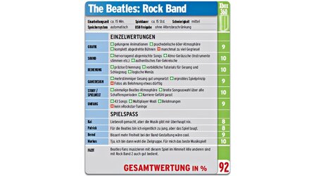 The Beatles: Rock Band im Test - Review für Xbox 360