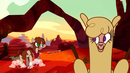 In diesem niedlichen Spiel verdrescht ihr euch gegenseitig als Lama, Kuh oder Einhorn