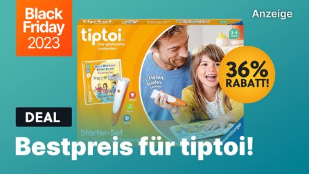 tiptoi Starter-Set im Amazon Black Friday Angebot: Satte 36 Prozent Rabatt auf das innovative Lernsystem für Kinder