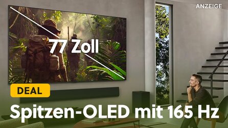 Einer der besten OLED-TVs der Welt: Den 77 Zoll großen LG OLED G5 bekommt ihr im Abverkauf jetzt sogar mit Cashback!