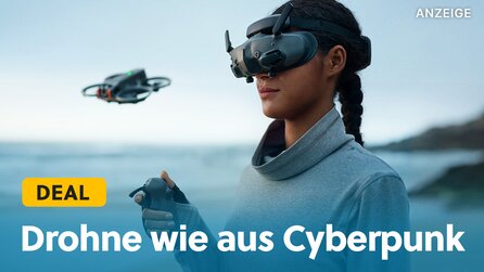 4K-Drohne samt VR-Brille und Controller: Sieht nach Cyberware aus und ist jetzt im Angebot!