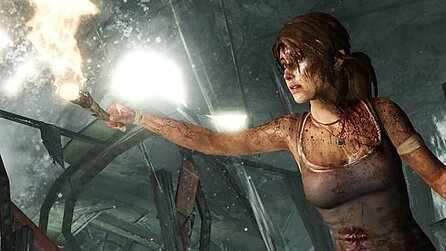Tomb Raider - E3-Gameplay-Demo: Lara leidet in der Höhle