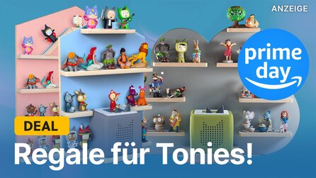 Prime Day Angebote: Mit diesen praktischen Regalen könnt ihr bis zu 52 Tonies + Toniebox sicher und schön verstauen