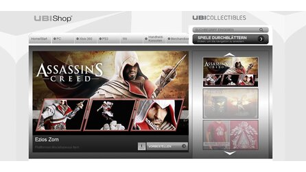 Ubisoft - Sammlerstücke - Merchandise-Store gestartet